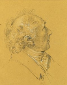 Portrétní studie k "Odchodu císařského páru po těžké nemoci císaře Františka I." od Johann Peter Krafft