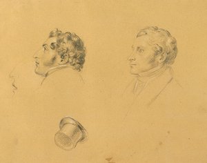 Studie na téma "Vstup po míru v Paříži" od Johann Peter Krafft