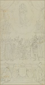 Křest Štěpána Uherského od Johann Peter Krafft