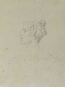 Studie ženského portrétu od Johann Peter Krafft
