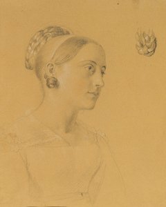 Studie pro ženy na téma „Vstup po míru v Paříži“ od Johann Peter Krafft