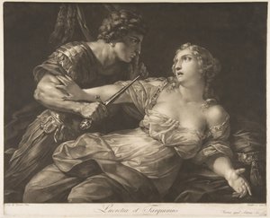 Tarquin a Lucretia, 1792. od Johann Peter Pichler