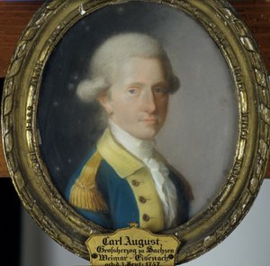 Carl August, velkovévoda Saxe-Weimar-Eisenach, 1780 od Johann Philipp Bach