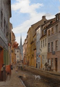 Parochialstrasse v Berlíně, 1831.
