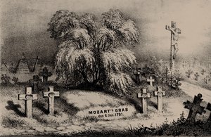 Mozartova závažná otázka. Podle původních dopisů samotné Mozartovy vdovy z roku 1856. od Johann Ritter von Lucam