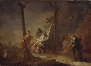 Sestup z kříže od Johann Rosso Januarius Zick