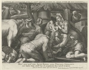 Klanění pastýřů od Johann Sadeler (I)
