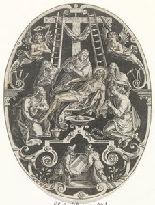 Bewening van Christus Passie van Christus (název série) Umučení Krista, naše vykoupení (název série) od Johann Sadeler (I)