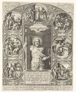 Kristus a skutky milosrdenství od Johann Sadeler (I)