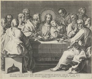 Poslední večeře od Johann Sadeler (I)