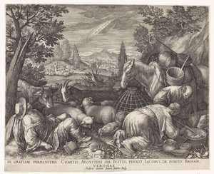 Povolání Abrahama od Johann Sadeler (I)