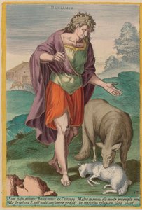 Benjamin, c. 1585. od Johann Sadeler I