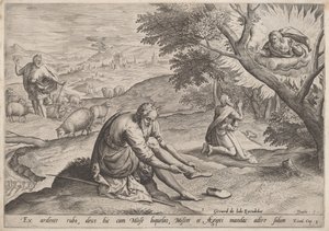 Bůh se zjevuje Mojžíšovi, 1585.