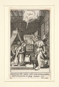 Zvěstování od Johann Sadeler I