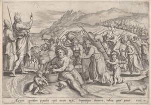 Exodus z Egypta, kolem roku 1585.
