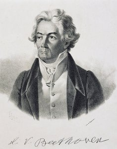 Portrét Ludwiga van Beethovena (Bonn od Johann Stephan Decker
