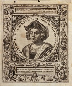 Portrét Kryštofa Kolumba od Johann Theodor de Bry