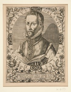 Portrét Orlanda Lassuse od J.J. Boissard, od Johann Theodor de Bry