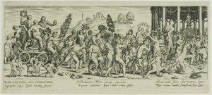 Bacchův triumf od Johann Theodor de Bry