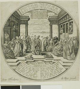 Benátská svatba od Johann Theodor de Bry