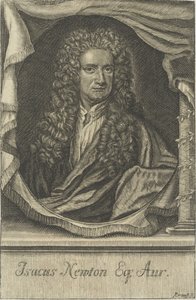Portrét sira Isaaca Newtona 1642-1727, od Johann Ulrich Krauss