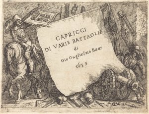 Rozmary různých bitev Titulní strana, 1635. od Johann Wilhelm Baur