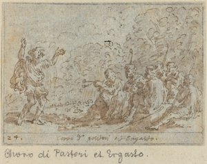 Chorus of Shepherds a Ergasto od Johann Wilhelm Baur
