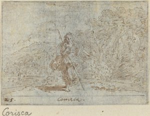 Corisca, 1640. od Johann Wilhelm Baur