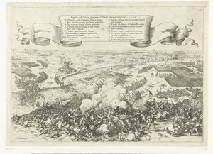 Veldslag aan de rivier de Gete, 1568 Bitva u řeky Geta s albánským guvernérem. 1568 (název na objektu)
