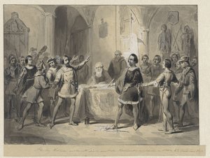 Duke Willem se spojuje s holandskými šlechtici a městy od Johann Wilhelm Kaiser (I)
