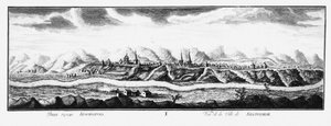 Pohled na Krasnojarsk, cca 1735