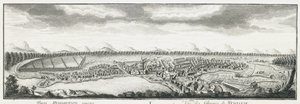 Pohled na továrny Nevyansk, cca 1735