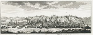 Pohled na Tobolsk, cca 1735