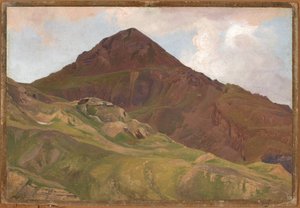 Holá vysokohorská krajina od Johann Wilhelm Schirmer