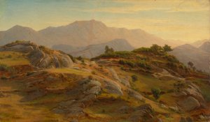 Krajina v Civitella od Johann Wilhelm Schirmer