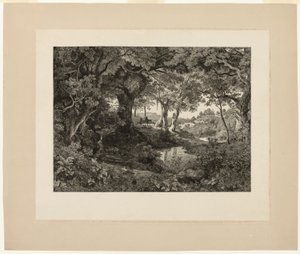 Velká italská krajina od Johann Wilhelm Schirmer