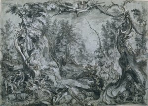 Svatý Deicolus a kanec, 1747-1748.