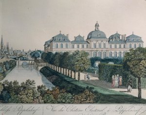 Palác kurfiřtů v Poppelsdorfu u Bonnu od Johanna Zieglera