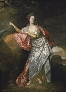 Ann Cargill rozená Brown jako Miranda v Bouři od Shakespeara. Londýn, divadlo Covent Garden od Johann Zoffani