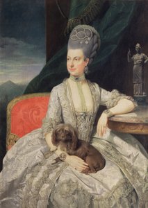 Arcivévodkyně Maria Christine Habsburg-Lothringen (1742-98), dcera císařovny Marie Terezie Rakouské (1717-80) a císaře Františka I. Rakouského (1742-98)