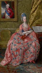 Portrét arcivévodkyně Marie Amálie Rakouské, vévodkyně z Parmy, kolem roku 1778