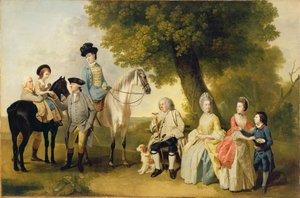 The Drummond Family, kolem roku 1769 (olej na plátně)