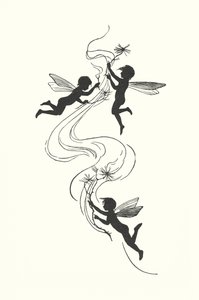 Silueta Johanny Beckmannové (litografie) od Johanna Beckmann