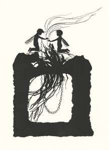 Silueta Johanny Beckmannové (litografie) od Johanna Beckmann