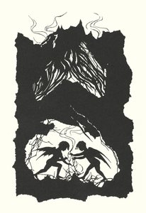 Silueta Johanny Beckmannové (litografie) od Johanna Beckmann