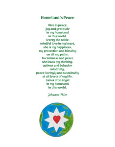 Homeland´s Peace od Johanna Thier