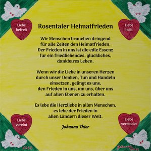 Rosentálský mír ve vlasti od Johanna Thier