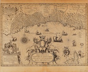 Janovská republika, mapa Jana Baptisty Vrients z Theatrum Orbis Terrarum od Abrahama Orteliuse od Johannes Baptista Vrints