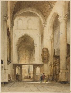 Interiér kostela od Johannes Bosboom