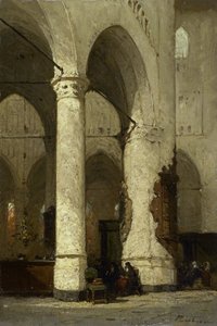 Interiér kostela 